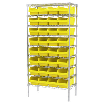 Akro-Mils Shelfmax AWS183630088 Fixed Shelving System AWS183630088 ...