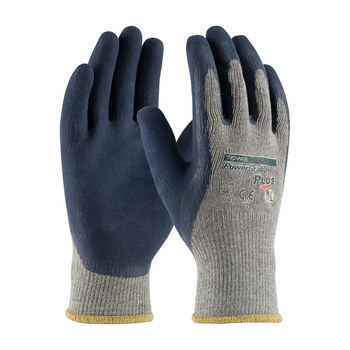 Picture of PIP PowerGrab Plus 39-C1600 Blue/Gray Large Cotton/Polyester Cut-Resistant Gloves (Main product image)