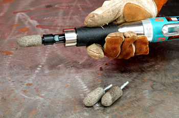 Weiler Tiger Zirc A11 Zirconia Alumina Abrasive Mounted Point - U Grade - 7/8 in Length - 7/8 in Diameter - 68333