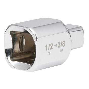 Milwaukee Standard Male Adapter 42-04-9113 - 3/8 in Male Square - 0.74 in Length - Chrome Vanadium Steel - 61732