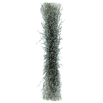 Weiler 00184 Wheel Brush - 4 in Dia - Crimped Stainless Steel Bristle