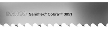 Bahco Sandflex Cobra Bandsaw Blade 812640713050 - 5/8 TPI - 1 in Width x 0.035 in Thick - M42 High-Speed Steel - 8% Cobalt