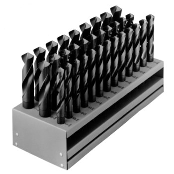 Picture of Chicago-Latrobe 190F 118° Right Hand Cut High-Speed Steel Reduced Shank Drill Set 69848 (Main product image)