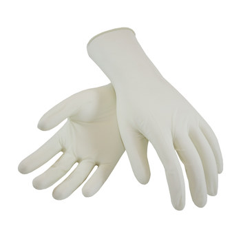 PIP 100-3201PF Tan 6 Powder Free Disposable Gloves - Medical Exam Grade - 11 in Length - Rough Finish - 5 mil Thick - 100-3201PF/060