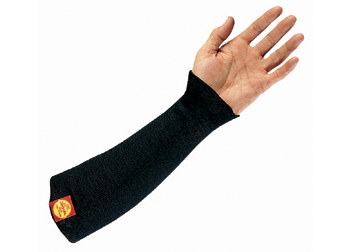 Sperian KVCS-2 Black Kevlar Cut-Resistant Arm Sleeve - 1 Ply - 14 in Length - BK-KVCS-2-14 [PRICE is per EACH]
