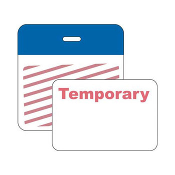 Picture of Brady 95669 Securalert Blue Identification Label (Main product image)