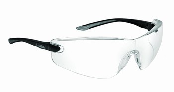 Picture of Bolle Safety Cobra 253-CB-400 Clear Black/Gray Universal Polycarbonate Standard Safety Glasses (Main product image)