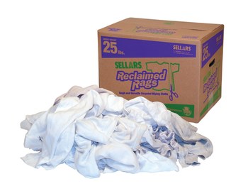 Picture of Sellars 99203 White Fleece Reclaimed Rags (Main product image)