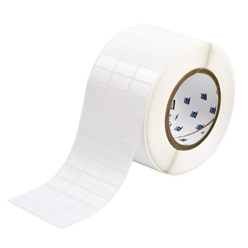 Picture of Brady White Polyester Thermal Transfer THT-5-422-10 Die-Cut Thermal Transfer Printer Label Roll (Main product image)
