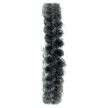 Weiler 09440 Wheel Brush - 8 in Dia - Knotted - Standard Twist Steel Bristle
