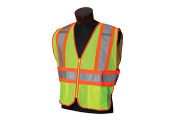 Picture of Jackson Safety Lime/Orange/Silver 2XL to 5XL Polyester Mesh High-Visibility Vest (Main product image)