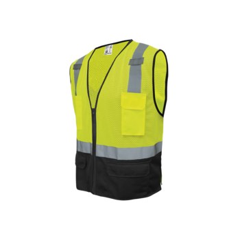 Global Glove FrogWear High-Visibility Vest GLO-019/3XL - Size 3XL - Lime - GLO-019 3XL