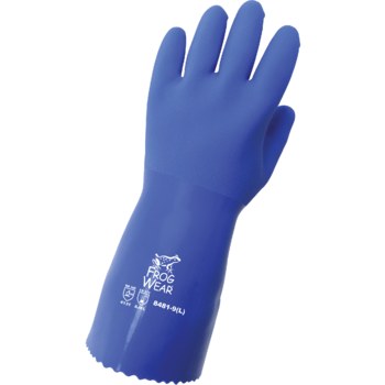 Global Glove FrogWear 8481 Large Chemical-Resistant Gloves - 12 in Length - Rough Finish - 8481-9(L)