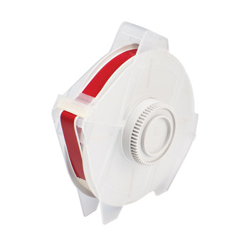 Picture of Brady Red Indoor / Outdoor Polyester Thermal Transfer 76626 Continuous Thermal Transfer Printer Label Roll (Main product image)