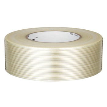 3M Tartan 8934 Clear Filament Strapping Tape - 48 mm Width x 100 m Length - 4 mil Thick - 32143