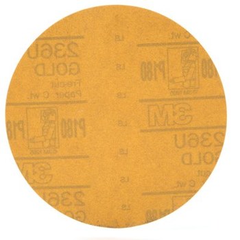 3M Hookit Hook & Loop Disc 00979 - Aluminum Oxide - 6 in - P180 - Coarse