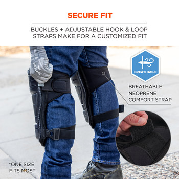 Ergodyne Proflex Knee Pad 342 18442 - Black