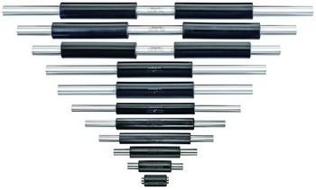 Picture of Starrett 1/4 in and 3/8 in 1 in to 11 in in steps of 1 in End Measuring Rod Set S234G W/SLC (Main product image)