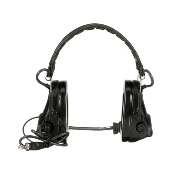3M PELTOR SwatTac V MT20H682FB-47 SV Black Communication Headset - Foldable - A-Band - Battery Powered - 23 dB NRR - 076308-94597