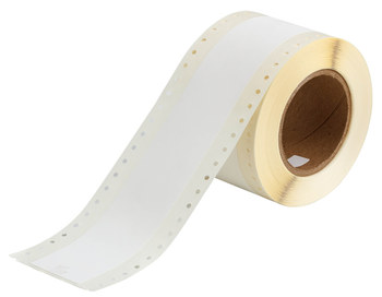 Picture of Brady Bradywrap White Heat-Shrinkable Indoor Polyolefin Thermal Transfer RCM-330-2.0-WT Continuous Thermal Transfer Printer Label Roll (Main product image)