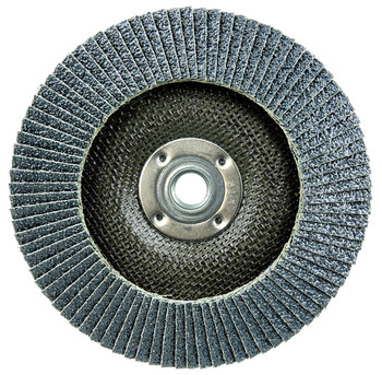 Weiler Tiger Paw Type 29/Angled Flap Disc 51180 - Alumina Zirconia - 6 in - 60 - Coarse
