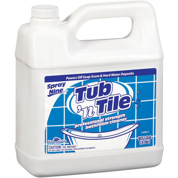 nine spray cleaner bathroom tub gal tile bottle liquid rshughes