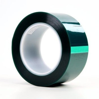 3M 8992 Green Polyester Masking Tape - 2 in Width x 72 yd Length