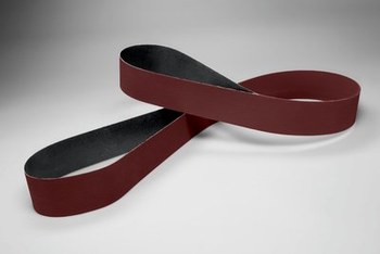 3M Cubitron 741A Coated Ceramic Maroon Sanding Belt - Cloth Backing - X Weight - 50 Grit - Coarse - 4 in Width x 376 in Length - 67724
