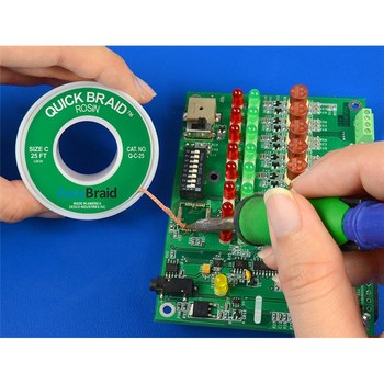 EasyBraid Q-C-25 Desoldering Braid - 0.075 in x 25 ft