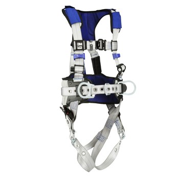 DBI-SALA ExoFit X100 Construction, Positioning Body Harness 70804540105, Size Large, Gray - 19011