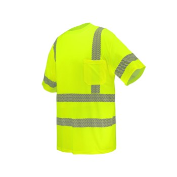 Global Glove FrogWear Hi-Vis Shirt GLO-217 LG - Hi-Vis Yellow/Green