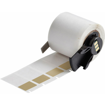 Picture of Brady Brown / Clear Self-Extinguishing, Self-Laminating Vinyl Thermal Transfer PTL-30-427-BR Die-Cut Thermal Transfer Printer Label Roll (Main product image)
