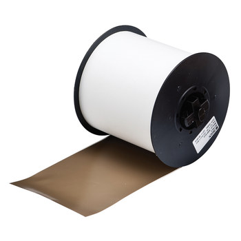 Picture of Brady Gold Indoor / Outdoor Vinyl Thermal Transfer 115755 Continuous Thermal Transfer Printer Label Roll (Main product image)