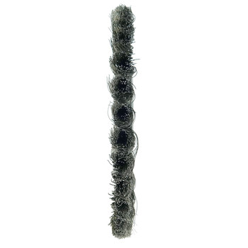 Weiler Vortec Pro 36279 Wheel Brush - 8 in Dia - Knotted - Standard Twist Steel Bristle