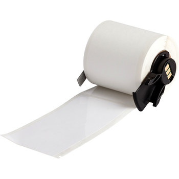 Picture of Brady White Polyester Thermal Transfer PTL-38-423 Die-Cut Thermal Transfer Printer Label Roll (Main product image)