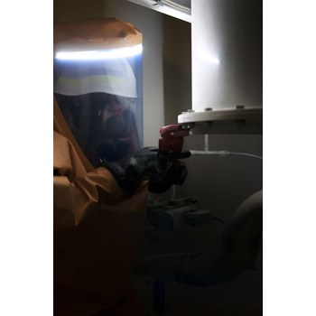Ansell AlphaTec Chemical Protective Suit 66FLASH AFOV10441B00000005 - Size XL - Orange - ANSELL 836088