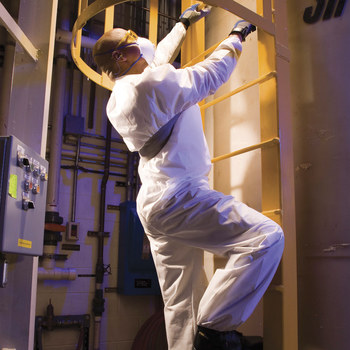 Ansell Kleenguard Chemical-Resistant Coveralls A30 46134 - Size XL - White