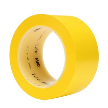 3M 471 Yellow Marking Tape - 2 in Width x 36 yd Length - 5.2 mil Thick - 04310