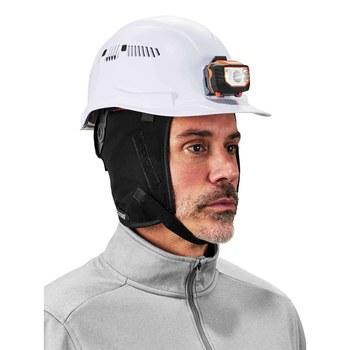 Ergodyne N-Ferno 6860 Black Universal Banox FR3 Cotton Cold Weather Head Liner - 720476-16860