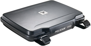 Pelican Protector Case P1075 Protective Case, Polycarbonate, Custom Polyurethane Foam Padding, 12.38 in x 9.75 in - 11326