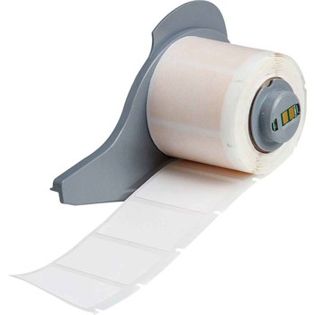 Picture of Brady UltraTemp White Polyimide Thermal Transfer M7-31-472 Flame-Retardant Wire & Cable Labels (Main product image)