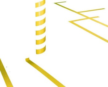 3M 471 Black Marking Tape - 2 in Width x 36 yd Length - 5.2 mil Thick - 04306