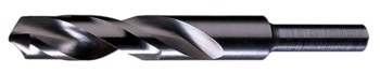 Chicago-Latrobe 190 1 17/64 in Reduced Shank Drill 55481 - Right Hand Cut - Radial 118° Point - Steam Oxide Finish - 6 in Overall Length - 3.125 in Spiral Flute - High-Speed Steel