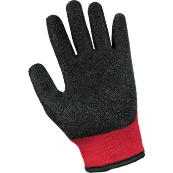 Global Glove Vise Gripster Red XL Polyester/Cotton Work Gloves - Level A2 Cut Resistance - Rubber Coating - Rough Finish - 300RV-10(XL)
