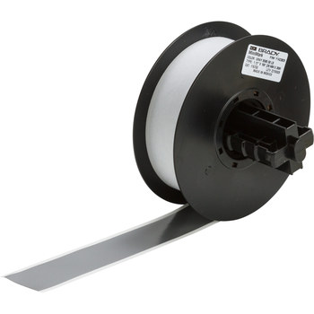 Picture of Brady Gray Indoor / Outdoor Vinyl Thermal Transfer 115753 Continuous Thermal Transfer Printer Label Roll (Main product image)