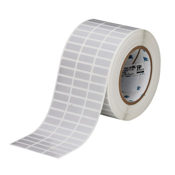 Picture of Brady Silver Polyester Thermal Transfer THT-3-413-10 Die-Cut Thermal Transfer Printer Label Roll (Main product image)