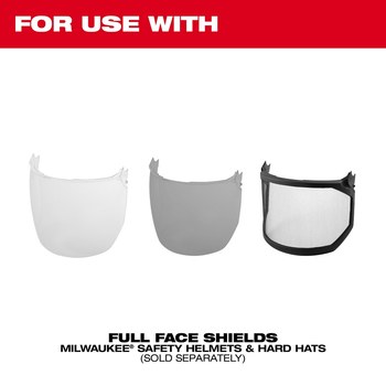 Milwaukee BOLT Black Plastic Replacement Full Face Shield Mount - 045242-74104