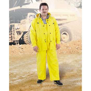 Picture of Dunlop Neotex 74032 Yellow 2XL Neoprene/Nylon Rain Jacket (Main product image)