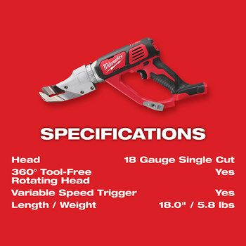 Milwaukee discount cordless shear