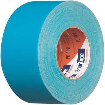 Shurtape PC 609 Teal Blue Duct Tape - 48 mm Width x 55 m Length - 10 mil Thick - SHURTAPE 152495